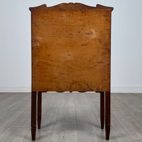 ANTIQUE 20TH CENTURY SMALL EDWARDIAN CABINET IN GOLDEN OAK - ADDITIONAL PHOTO 5