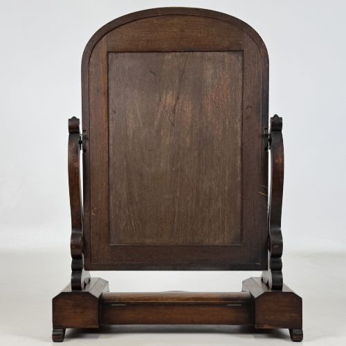 ANTIQUE 19TH CENTURY VICTORIAN DRESSING MIRROR IN MAHOGANY - ADDITIONAL PHOTO 6