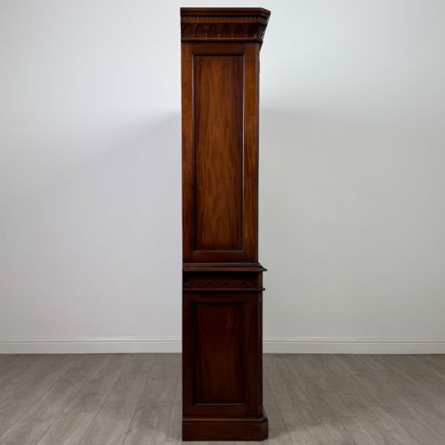 ANTIQUE 20TH CENTURY LARGE MAHOGANY BOOKCASE - ADDITIONAL PHOTO 7