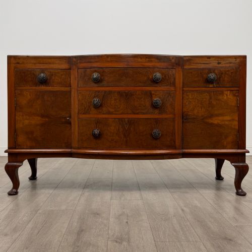 antique 20th century sideboard in burr walnut - CATEGORY: ANTIQUE SIDEBOARDS - DATED EDWARDIAN
