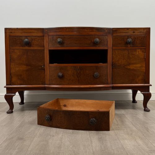ANTIQUE 20TH CENTURY SIDEBOARD IN BURR WALNUT - ADDITIONAL PHOTO 10