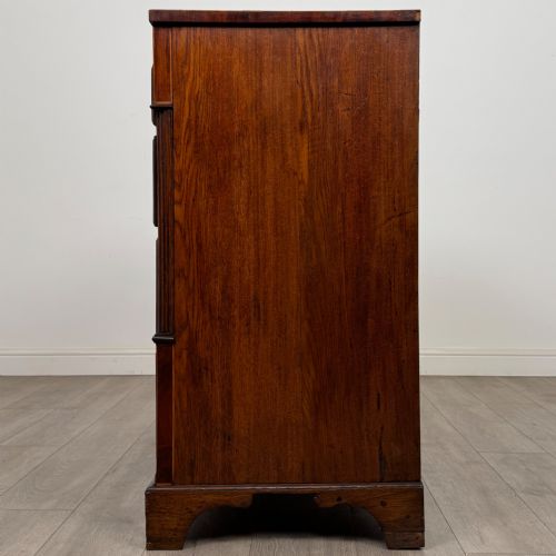 ANTIQUE 18TH CENTURY GEORGIAN CHEST OF DRAWERS IN OAK - ADDITIONAL PHOTO 2