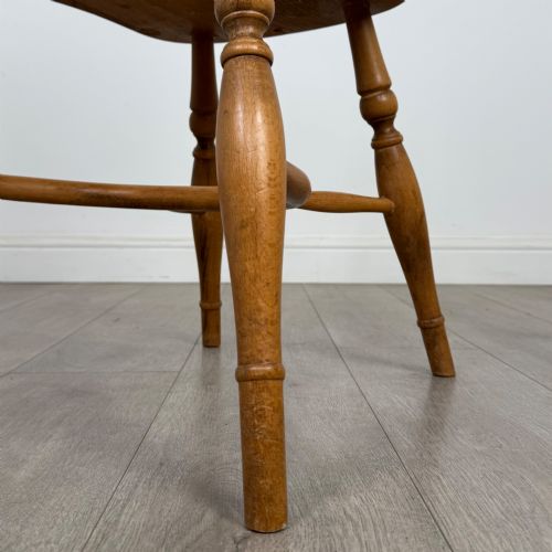 ANTIQUE 20TH CENTURY FARMHOUSE DINING TABLE WITH 6 CHAIRS - ADDITIONAL PHOTO 12