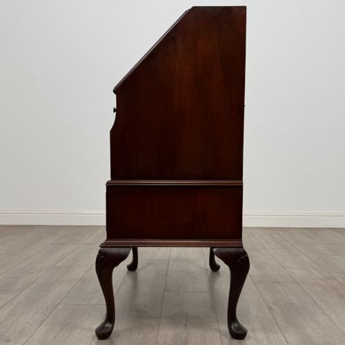 ANTIQUE 20TH CENTURY GOOD QUALITY BUREAU IN MAHOGANY - ADDITIONAL PHOTO 3