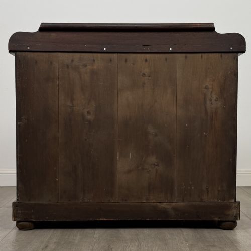 ANTIQUE 19TH CENTURY VICTORIAN CHEST OF DRAWERS IN MAHOGANY - ADDITIONAL PHOTO 4