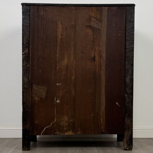 ANTIQUE 18TH CENTURY SMALL GEORGIAN COURT CUPBOARD IN OAK - ADDITIONAL PHOTO 5
