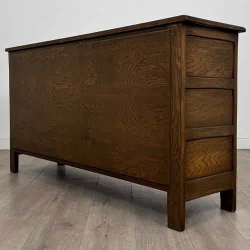 ANTIQUE 20TH CENTURY GOOD QUALITY SIDEBOARD IN OAK - ADDITIONAL PHOTO 6