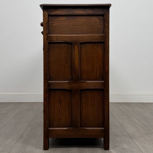 ANTIQUE 20TH CENTURY JACOBEAN STYLE SIDEBOARD IN OAK - ADDITIONAL PHOTO 3