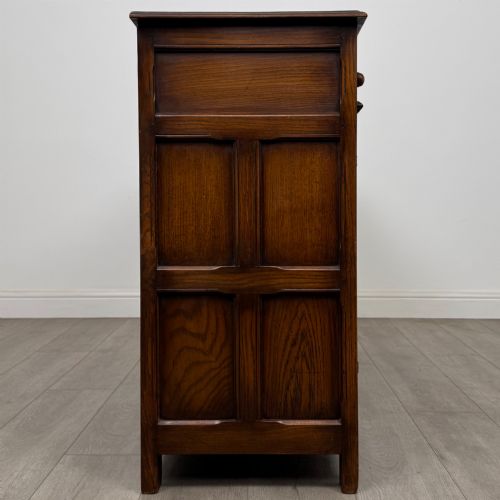 ANTIQUE 20TH CENTURY JACOBEAN STYLE SIDEBOARD IN OAK - ADDITIONAL PHOTO 7