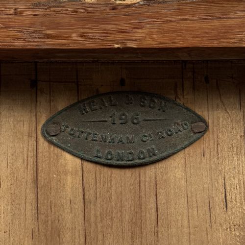 ANTIQUE 19TH CENTURY OAK CHEST OF DRAWERS BY HEALS OF LONDON - ADDITIONAL PHOTO 11