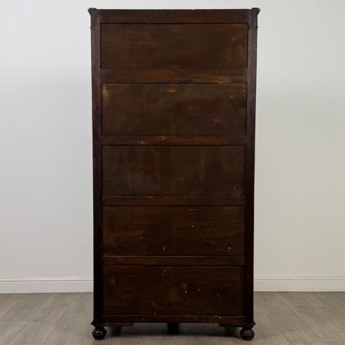 ANTIQUE 20TH CENTURY LINENFOLD WARDROBE IN OAK - ADDITIONAL PHOTO 5
