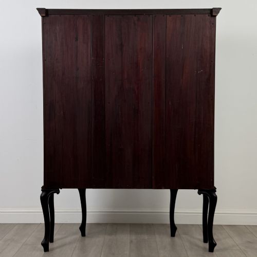 ANTIQUE 19TH CENTURY MAHOGANY DISPLAY CABINET BY MAPLE CO - ADDITIONAL PHOTO 5