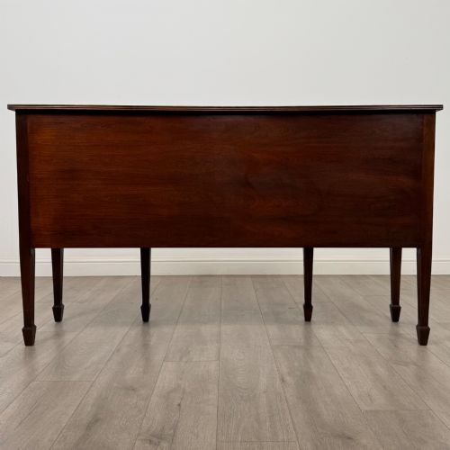 ANTIQUE 20TH CENTURY BOW FRONT SIDEBOARD IN MAHOGANY - ADDITIONAL PHOTO 5