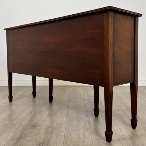 ANTIQUE 20TH CENTURY BOW FRONT SIDEBOARD IN MAHOGANY - ADDITIONAL PHOTO 6