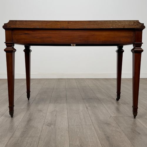 ANTIQUE 20TH CENTURY EDWARDIAN WRITING TABLE IN MAHOGANY - ADDITIONAL PHOTO 4
