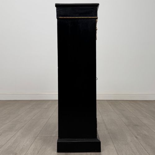 ANTIQUE 19TH CENTURY EBONISED VICTORIAN PIER CABINET - ADDITIONAL PHOTO 7