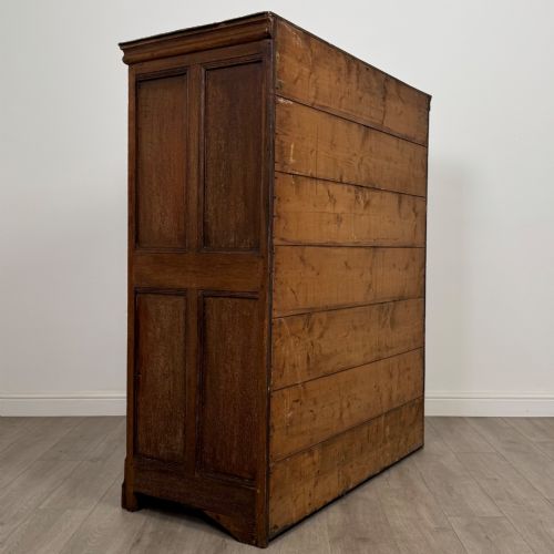 ANTIQUE 18TH CENTURY GEORGIAN OAK CUPBOARD - ADDITIONAL PHOTO 4