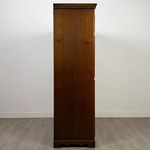 ANTIQUE 20TH CENTURY ART DECO OAK WARDROBE BY WRIGHTON - ADDITIONAL PHOTO 7