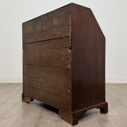 ANTIQUE 18TH CENTURY GEORGIAN OAK BUREAU - ADDITIONAL PHOTO 6
