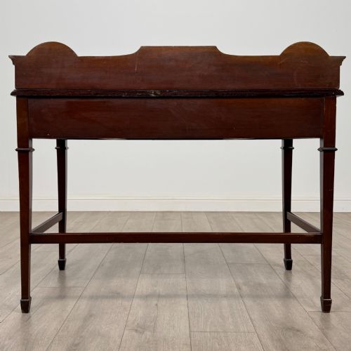 ANTIQUE 20TH CENTURY EDWARDIAN WRITING TABLE IN MAHOGANY - ADDITIONAL PHOTO 4