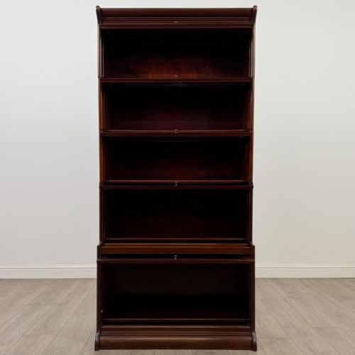 ANTIQUE 20TH CENTURY GLOBE WERNICKE STYLE BOOKCASE IN MAHOGANY - ADDITIONAL PHOTO 1