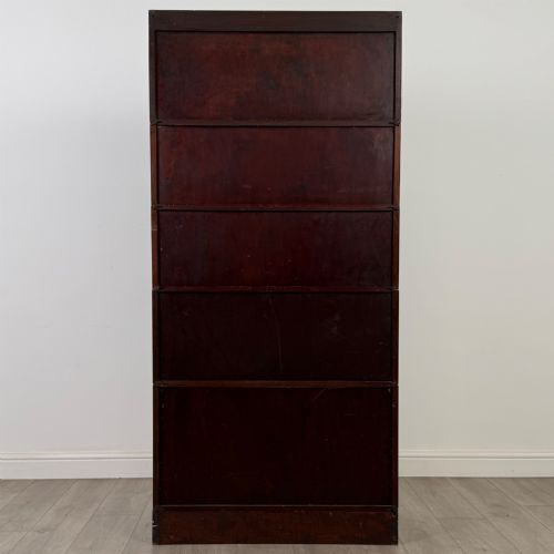ANTIQUE 20TH CENTURY GLOBE WERNICKE STYLE BOOKCASE IN MAHOGANY - ADDITIONAL PHOTO 5