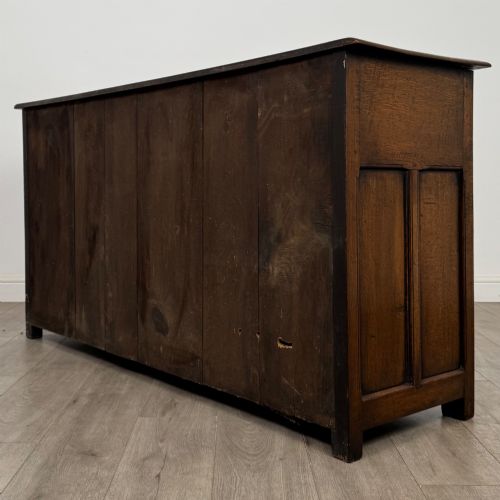 ANTIQUE 20TH CENTURY JACOBEAN STYLE SIDEBOARD IN OAK - ADDITIONAL PHOTO 6