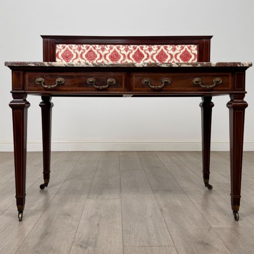 antique 20th century edwardian washstand in mahogany - CATEGORY: ANTIQUE TABLES - DATED EDWARDIAN