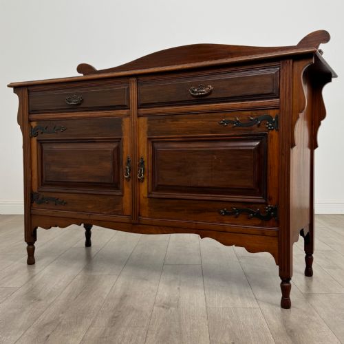 ANTIQUE 20TH CENTURY EDWARDIAN SIDEBOARD IN WALNUT - ADDITIONAL PHOTO 2