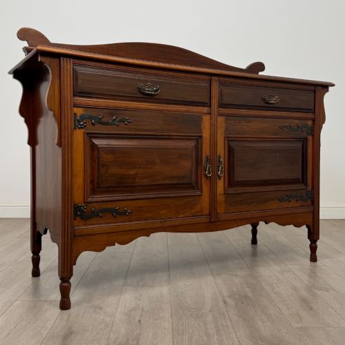 ANTIQUE 20TH CENTURY EDWARDIAN SIDEBOARD IN WALNUT - ADDITIONAL PHOTO 8