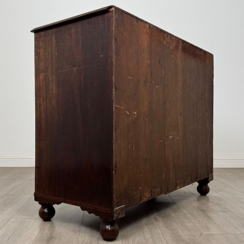 ANTIQUE 18TH CENTURY GEORGIAN MAHOGANY CHEST OF DRAWERS - ADDITIONAL PHOTO 3