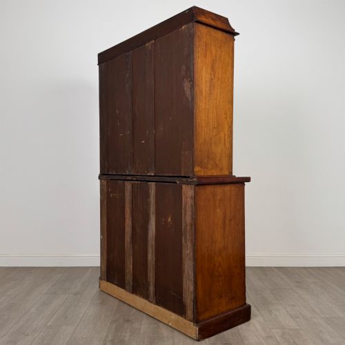 ANTIQUE 19TH CENTURY VICTORIAN BOOKCASE IN MAHOGANY - ADDITIONAL PHOTO 7