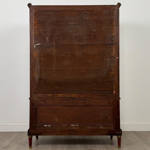 ANTIQUE 19TH CENTURY FRENCH DISPLAY CABINET IN MAHOGANY - ADDITIONAL PHOTO 5