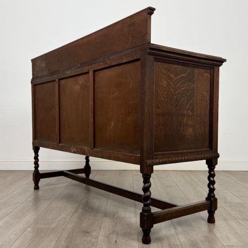 ANTIQUE 20TH CENTURY EDWARDIAN SIDEBOARD IN OAK - ADDITIONAL PHOTO 6