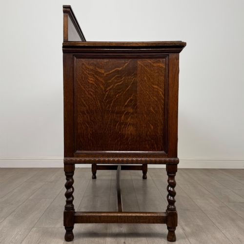 ANTIQUE 20TH CENTURY EDWARDIAN SIDEBOARD IN OAK - ADDITIONAL PHOTO 7
