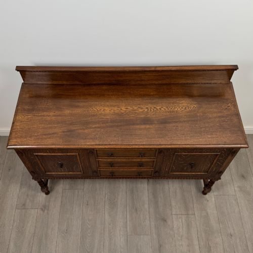 ANTIQUE 20TH CENTURY EDWARDIAN SIDEBOARD IN OAK - ADDITIONAL PHOTO 9