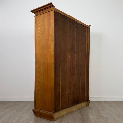 ANTIQUE 20TH CENTURY FINE QUALITY EDWARDIAN WARDROBE IN OAK - ADDITIONAL PHOTO 4