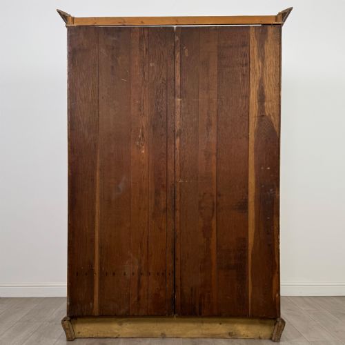 ANTIQUE 20TH CENTURY FINE QUALITY EDWARDIAN WARDROBE IN OAK - ADDITIONAL PHOTO 5