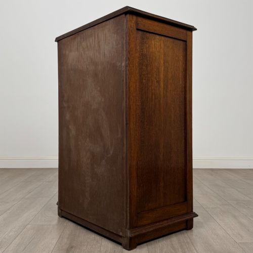 ANTIQUE 20TH CENTURY EDWARDIAN CHEST OF DRAWERS IN OAK - ADDITIONAL PHOTO 5