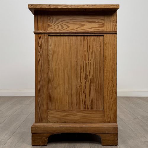 ANTIQUE 20TH CENTURY EDWARDIAN PITCH PINE CUPBOARD - ADDITIONAL PHOTO 3
