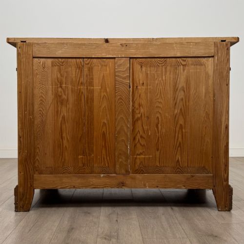 ANTIQUE 20TH CENTURY EDWARDIAN PITCH PINE CUPBOARD - ADDITIONAL PHOTO 5