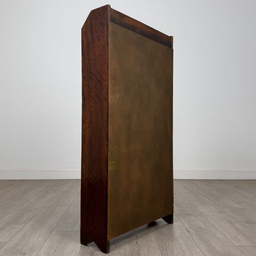 ANTIQUE 20TH CENTURY SMALL OPEN BOOKCASE IN OAK - ADDITIONAL PHOTO 4