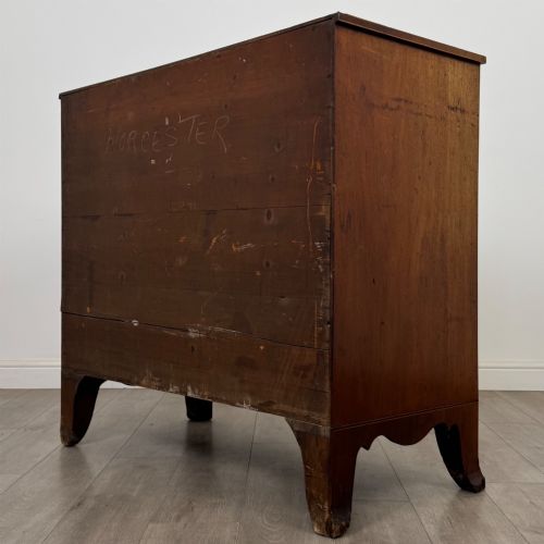 ANTIQUE 18TH CENTURY GEORGIAN MAHOGANY CHEST OF DRAWERS - ADDITIONAL PHOTO 5
