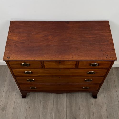 ANTIQUE 18TH CENTURY GEORGIAN MAHOGANY CHEST OF DRAWERS - ADDITIONAL PHOTO 8