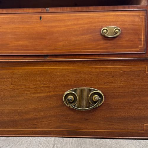 ANTIQUE 18TH CENTURY GEORGIAN MAHOGANY CHEST OF DRAWERS - ADDITIONAL PHOTO 10