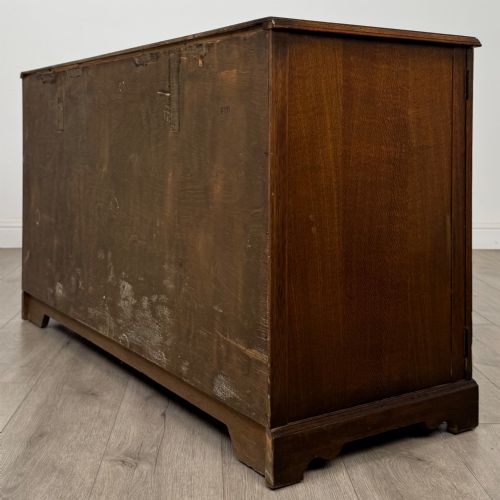 ANTIQUE 20TH CENTURY LOW CUPBOARD IN OAK - ADDITIONAL PHOTO 6