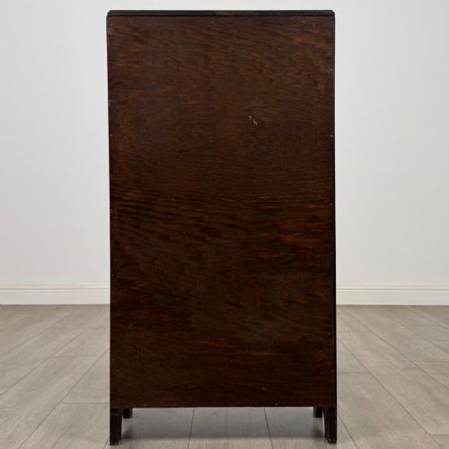 ANTIQUE 20TH CENTURY SMALL OPEN BOOKCASE IN OAK - ADDITIONAL PHOTO 5
