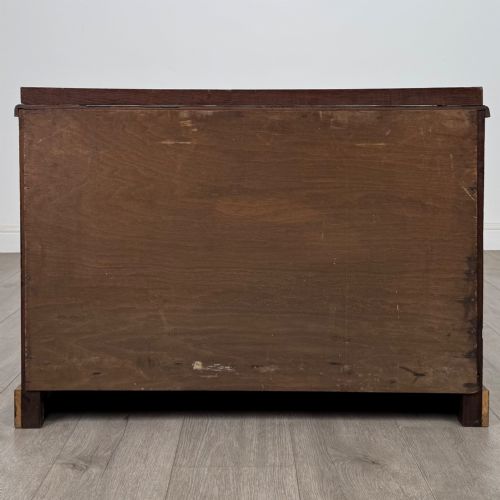 ANTIQUE 20TH CENTURY LOW CHEST OF DRAWERS IN OAK - ADDITIONAL PHOTO 4