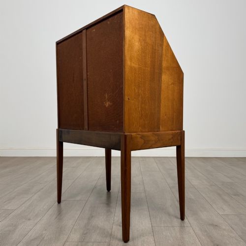 ANTIQUE 20TH CENTURY ART DECO STYLE BUREAU IN OAK - ADDITIONAL PHOTO 6