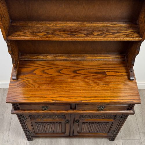 ANTIQUE 20TH CENTURY WELSH DRESSER IN OAK - ADDITIONAL PHOTO 9